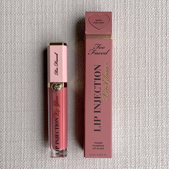 Too Faced Lip Injection Power Plumping Hydrating Lip Gloss - wifey for lifey - Picture 1 of 11